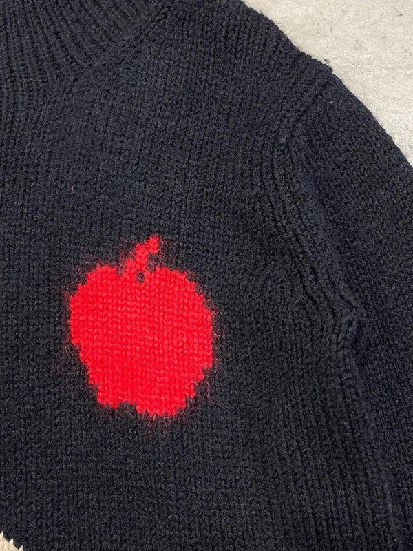 Men's Skeleton Jacquard Turtleneck Sweater-4